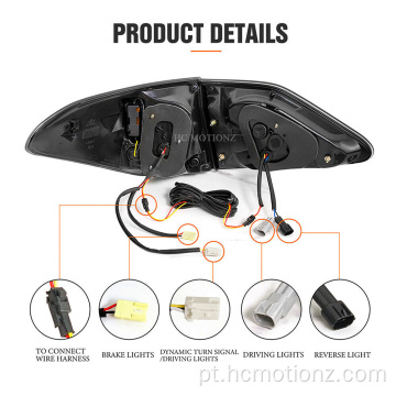 HCMOTIONZ LEXUS RX350 2009-2015 Luzes traseiras LED